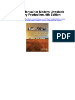 Solution Manual For Modern Livestock Poultry Production 9th Edition