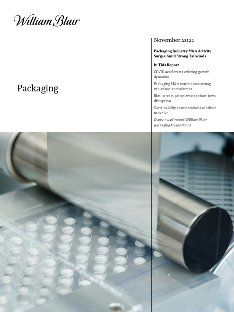 Packaging Industry M&A Trends 2021 | PDF | Mergers And Acquisitions | E ...