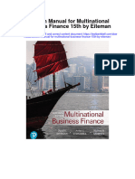 Solution Manual For Multinational Business Finance 15th by Eiteman