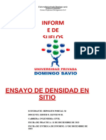 Informe 2. ENSAYO DE DENSIDAD EN SITIOdocx