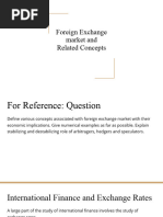 Foreign Exchange Market and Related Concepts