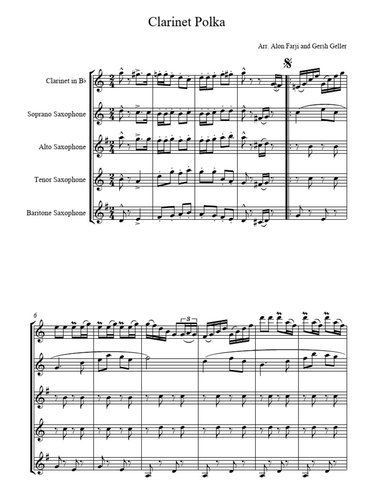 Polka Score PDF
