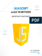 Important Javascript Build-In Methods (Cheatsheet)