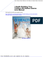 Invitation To Health Building Your Future Brief Edition 8th Edition Dianne Hales Solutions Manual