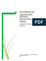 PDF Diplomado de Liquidacion Tecnico Financiera de Obras - Compress