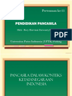 Pancasila Dalam Konteks Ketatanegaraan Indonesia