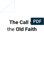The Call of The Old Faith