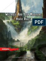 Westrule - Add Your Modifiers - House Rules - GM Binder