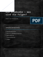 Die Atombombe, Was Sind Die Folgen - Tyrin Thomson 10b