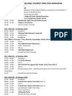 Rundown Update Valuable Journey 5 Days - Sma Zion Makassar