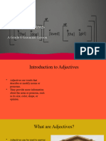 Adjective Basics - A Slide Deck Overview (Autosaved)