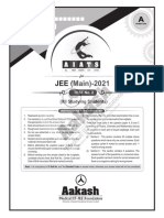 AIATS JEE (M) 2021 Test-2 (Code-A) 09-08-2020