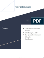 1 - System Analysis Fundamentals