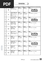 TOYOTA Engine Gasket Catalog 20200408