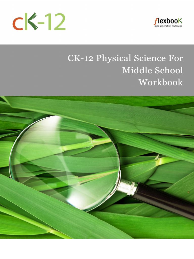 CK12 PhysicalScience Workbook answer PDF Buoyancy