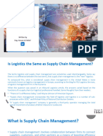 Supply Chain and Logistics Management: Written by Eng. Hassan Al Heliel