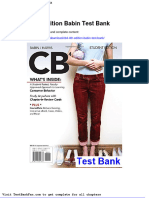 Cb4 4th Edition Babin Test Bank