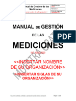 Muestra Manual de Gestión de Las Mediciones ISO 10012