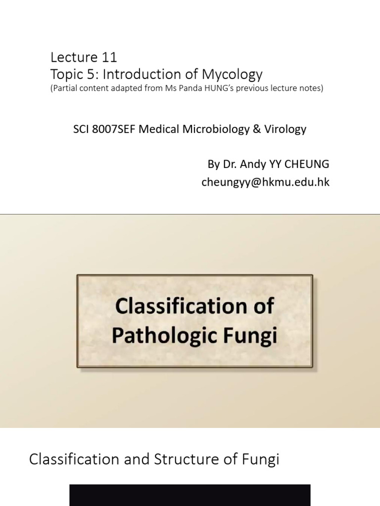 Lecture 11 SCI 8007SEF Medical Microbiology & Virology Topic 5 ...