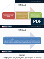 Minerais: Indispensáveis para Regular As