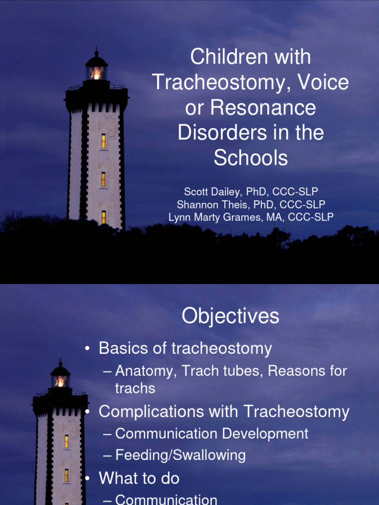 Children with Tracheostomy Exercises PDF