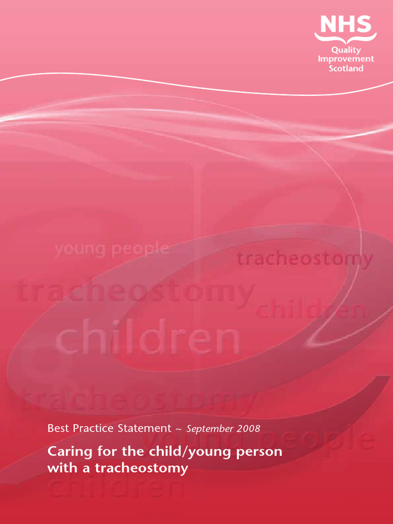 tracheostomycarebestpractice2008Scotland PDF Health Care