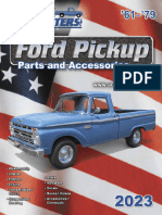 Accessories and Parts Pickup Truck F100 1971