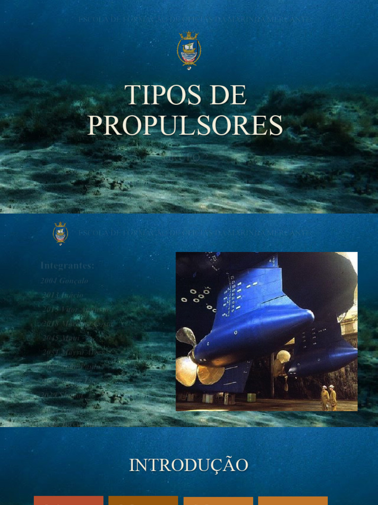 Tipos de Propulsores Marítimos | PDF | Hélice | Navios