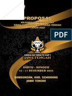 Proposal Krida SH Terate Cup 1 Jateng