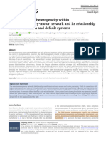 2023, Investigating The Heterogeneity Within The Somatosensory-Motor Network and Its Relationship With The Attention and Default Systems, PNAS