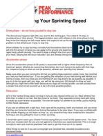 How To Improve Your Sprinting Speed