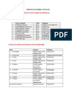 Ahazaza Teachers' Contacts