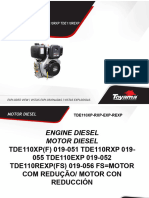 Engine Diesel Motor Diesel: Tde110Xp Tde110Exp Tde110Rxp Tde110Rexp