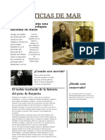 Documento A4 Periódico Informativo Semanal Minimalista Clásico 