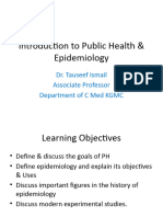 1-Introduction To PH Epidemiology
