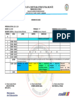 Horario de Clases 2023-2024