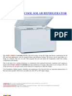 Solar Refrigerator Energy Savings