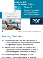 Strategy Formulation: Functional Strategy and Strategic Choice