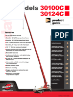 Tabla de Capacidades. Grúa Manitowoc 30124C