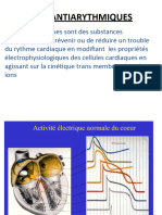 LES ANTIARYTHMIQUES Cours Externe