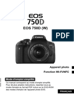 EOS 750D Basic Instruction Manual FR