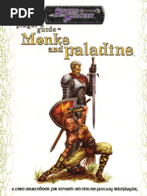 D&D Player's Guide To Monks And Paladins - Sword & Sorcery - Occasion