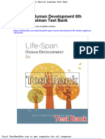 Life Span Human Development 8th Edition Sigelman Test Bank