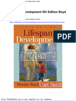 Lifespan Development 5th Edition Boyd Test Bank