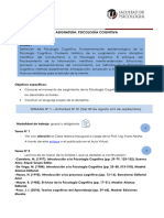 Guía de Clase 1 Unidad I Psicología Cognitiva 2021