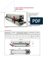 Presse Compacte Pour Bandes Transporteuses LPBE 600ACI FR