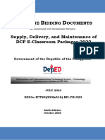 Supply Delivery and Maintenance of - DCP E Classroom Packages 2022 - v3