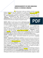 1 Contrato de Arrendamiento de Bien Inmueble Destinado A Vivienda Urbana