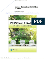 Personal Finance Canadian 4th Edition Madura Test Bank