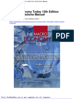 Macro Economy Today 13th Edition Schiller Solutions Manual